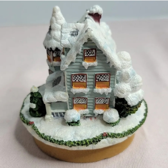 Our America Candle Topper Victorian Winter Home White Christmas Decor C-2 - Picture 5 of 10